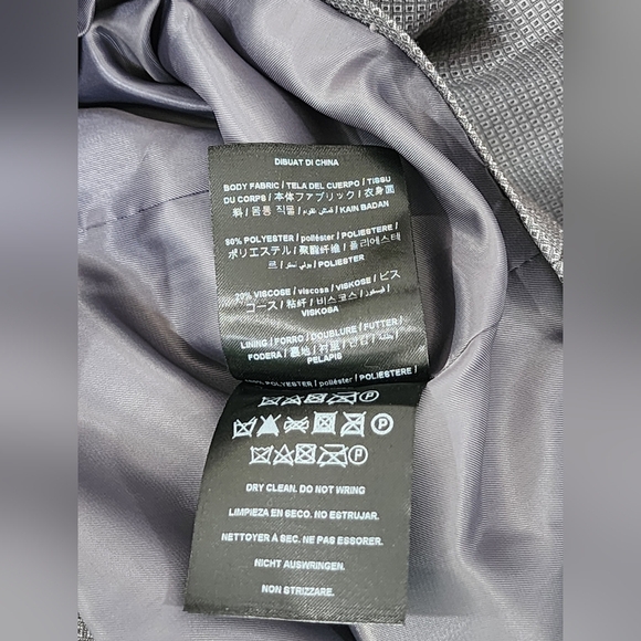 GUESS Gray Men's Blazer, size XXL - Picture 9 of 10